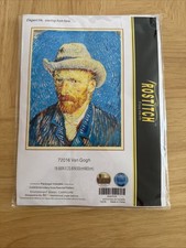 Van Gogh Portrait Pre Printed Cross Stitch Kit picture