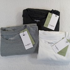 3 Goodfellow & Co Men's Size XL Standard Fit Crewneck T-Shirts Charcoal Gray picture