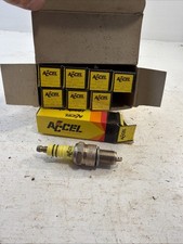 8-Vintage NOS Accel 241672 High Performance Yellow Jacket Spark Plugs Chrysler picture