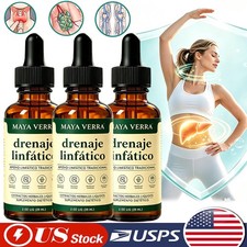 3X Mayaverra Lymphatic Drainage Drops,Natural Original picture