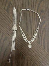 Beautiful 1920S Antique Rhinestone Jewelry picture