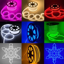 150ft 110V LED Neon Light Strip Flexible Tube Holiday Party Wedding Home Decor picture
