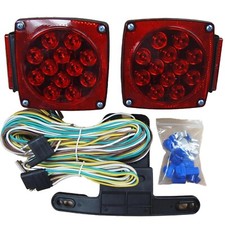 12V LED Trailer Light Kit Multi-Function Tail Light Submersible DOT HTLL-007 picture