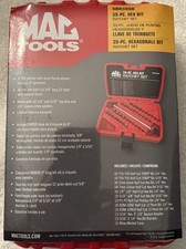 Mac Tools 39 Pc. Hex Bit Ratchet Set w/Case picture