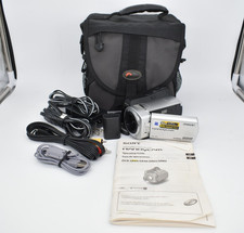 Sony Handycam DCR-SR45 Handheld Camcorder 30GB HDD Nightshot Bundle - TESTED ✅ picture