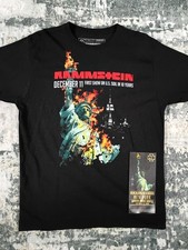 NEW Authentic Rammstein Madison Square Garden 2010 Shirt L + Ehrenkarte Card picture