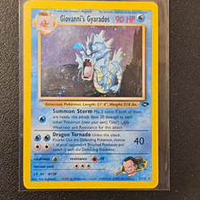 WOTC Pokémon TCG Giovanni's Gyarados 5/132 Gym Challenge Holo Rare Unlimited picture