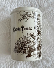 Ironstone Candy Treats Candy Jar NO Lid picture