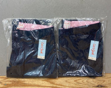Cat & Jack NWT Girls Straight Fit School Uniform Pants, Navy Blue, Size 14 Plus picture