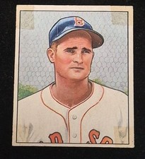 1950 Bowman Set-Break # 43 Bobby Doerr LOW GRADE (Crease Free) picture