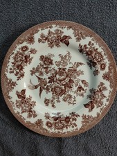 Asiatic Pheasant Brown Lunch Plate By Royal Stafford Made In England picture