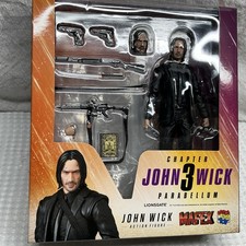 Medicom Toy MAFEX No.233 MAFEX JOHN WICK CHAPTER 3 Black Keanu Reeves PARABELLUM picture