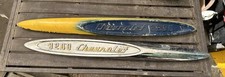 Set Of 2 1957 Chevrolet Truck 3200 Fender Emblem picture