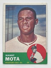 1963 Topps - Manny Mota #141 (RC) - Latino Baseball HOFer picture