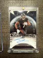 2024 Panini Black Midnight Signatures Bijan Robinson /49 Auto 🔥CASE SCRATCHED🔥 picture