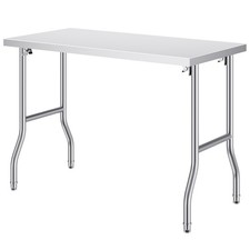 Uimoso Folding Commercial Prep Table Workstation 48 x 24 Inches picture