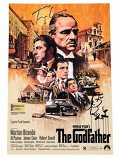 The Godfather Al Pacino Francis Ford Coppola Signed Poster Photo Autographed COA picture
