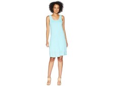 Mod-o-doc Featherweight Slub Raw Edge Seamed Tank Pacific Women's Dress Size XS picture