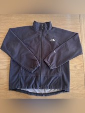 The North Face Men’s Dark Grey Full Zip Windwall Fleece Jacket Size Large picture