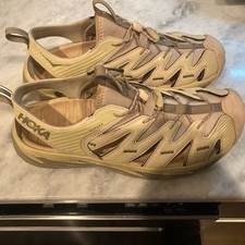 Hoka Hopara Hiking Sandals-Beige/Oxford Tan- Unisex- US 12 Women)/US 11 (Men) picture