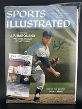 Clem Labine Dodgers Autographed Signed June 1957 Sports Illustrated (JSA COA) picture