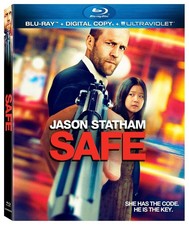 Safe (FACTORY SEALED) Blu-ray Jason Statham Action Thriller + Slipcover picture