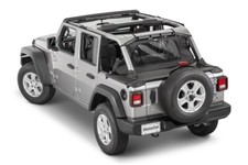 MasterTop Tonneau/Cargo Cover For 2018-2024 Jeep Wrangler 4 Door Soft Top Black picture