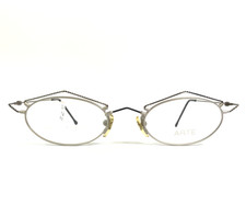 Vintage Arte Eyeglasses Frames MOD. 5039 COL. 906 Silver Black Oval 48-20-128 picture