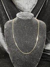 Vintage Italian 14k Solid Gold Chain Necklace - Stamped Italy picture