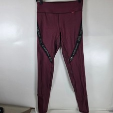 B Vertigo Jenny Silicone Full Seat Riding Tights Burgundy Womens Size 22/24 picture