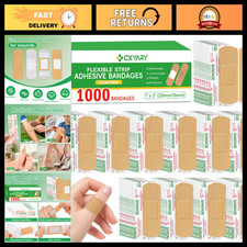1000 Count Flexible Fabric Bandages 1