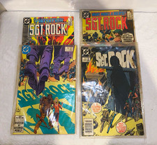 DC Comics Sgt. Rock Comic Book Lot Bronze Age War Color Joe Kubert picture
