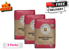 3 Packs - King Arthur Whole Wheat Flour 5 LB  picture