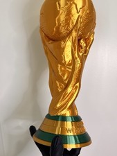 Full Size World Cup Trophy Replica 14.5” Gold Soccer Fan Collectible Printer3D picture