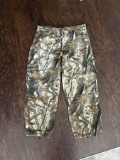 Outfitters Ridge Camo Pants Men XL 40-42 Realtree Hardwoods Cargo Hunting Cotton picture