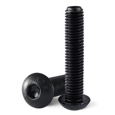 GuoYomm M12-1.75 x 120mm 3pcs Button Head Socket Cap Screws, M12 x 1.75 Bolts... picture