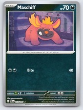 2026 POKEMON MASCHIFF PITCH BLACK 057/084 REVERSE HOLO COMMON NM PBH54 FREE S&H picture