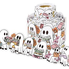 65 Ft Halloween Bulletin Board Border Boo Ghost Book Floral Die Cut Trim Border picture