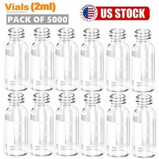 5000pcs 2mL Autosampler Vials,9-425 HPLC,Writing Area Clear Glass Sample Bottles picture
