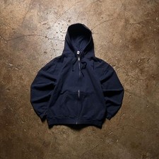 Sweet vintage graphic zip up navy hoodie picture