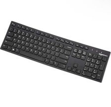 Amazon Basics Low-Profile Wired USB Keyboard with US Layout )Matte Black picture