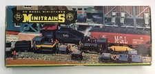Vintage 1960's AHM Minitrains HO Narrow Gauge Set Train & Tracks picture