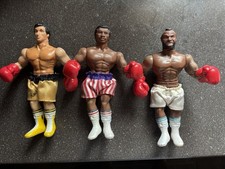 1983 Rocky Action Figures, Rocky Balboa, Apollo Creed, Clubber Lang Mr. T, RARE picture