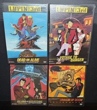 Lupin the 3rd Lot of 4 DVD movies Third III Anime Funimation  picture
