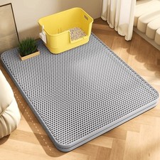 Extra Large Cat Litter Mat Heavy Duty Waterproof 2 Layer Non Slip Washable Pet F picture