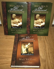 THE HOLMAN OLD TESTAMENT COMMENTARY VOL. 11 & 12 & NEW TESTAMENT VOL. 12 BOOKS picture