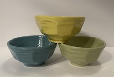 MICHAEL HAIGH for WEST ELM, Cereal/Soup, Hexagon Stoneware Bowls, Set of (3) picture