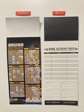 NHL 2026-2027 BOSTON BRUINS PARTIAL MAGNET SCHEDULE TEAMS, DATES & TIMES-NEW picture