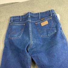 Wrangler 13MWZ Cowboy Cut Original Fit Jeans Mens 36x30 Medium Wash Straight picture