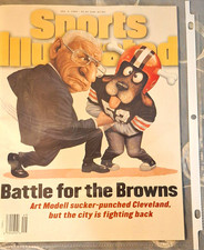 Sports Illustrated Dec 4 1995 Issue 49 Battle for the Browns Art Modell picture